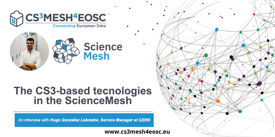 The CS3-based technologies in the ScienceMesh: Interview with Hugo Gonzalez Labrador (CERN)