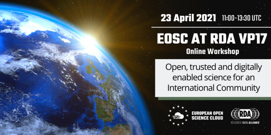 EOSC at RDA VP17 - Open, trusted and digitally enabled science for an International Community